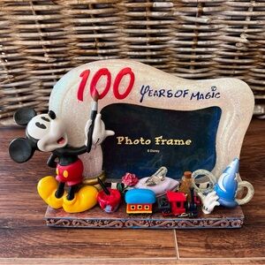 Disney Parks Mickey Mouse 100 years of Magic. Photo frame 3x4